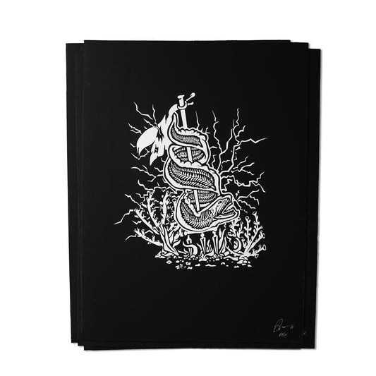 "Sea King" Screen Print Poster