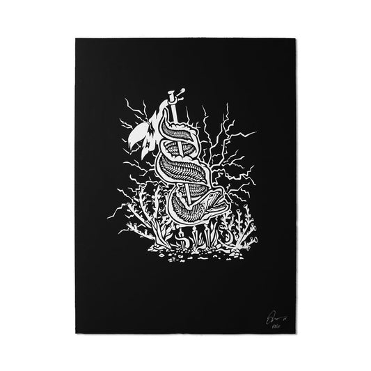 "Sea King" Screen Print Poster